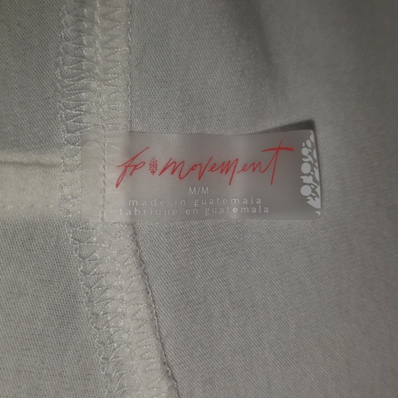 Free People Hot Shot Hoodie White Medium nwot - Picture 8 of 11